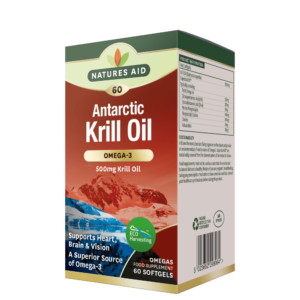 Natures Aid Krilovo olje 500 mg, 60 kapsul