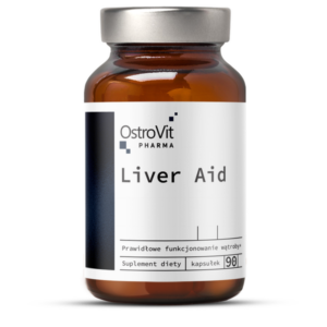 OstroVit Pharma Liver Aid za podporo jetrom, 90 kapsul