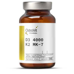 OstroVit Pharma D3 4000 + K2 MK-7, 90 tablet
