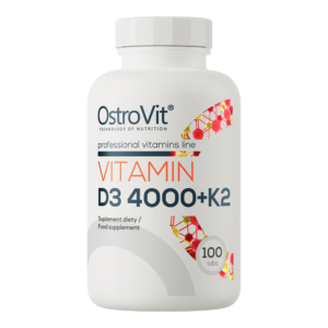 OstroVit Vitamin D3 4000 + K2, 100 tablet