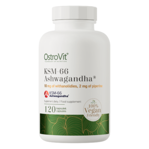 OstroVit KSM-66 Ashwagandha® VEGE 200 mg, 120 kapsul