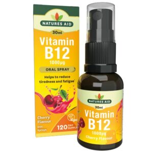 Natures Aid Vitamin B12 ustno pršilo, 30ml