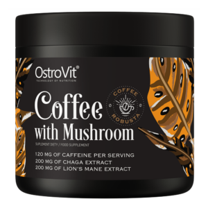 NOVO! OstroVit Kava z gobami Chaga & Levja griva, 150 g